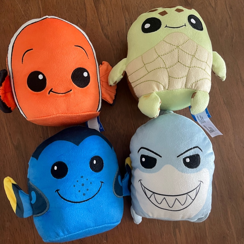 Pixar Finding Nemo mini squishmallow stuffies